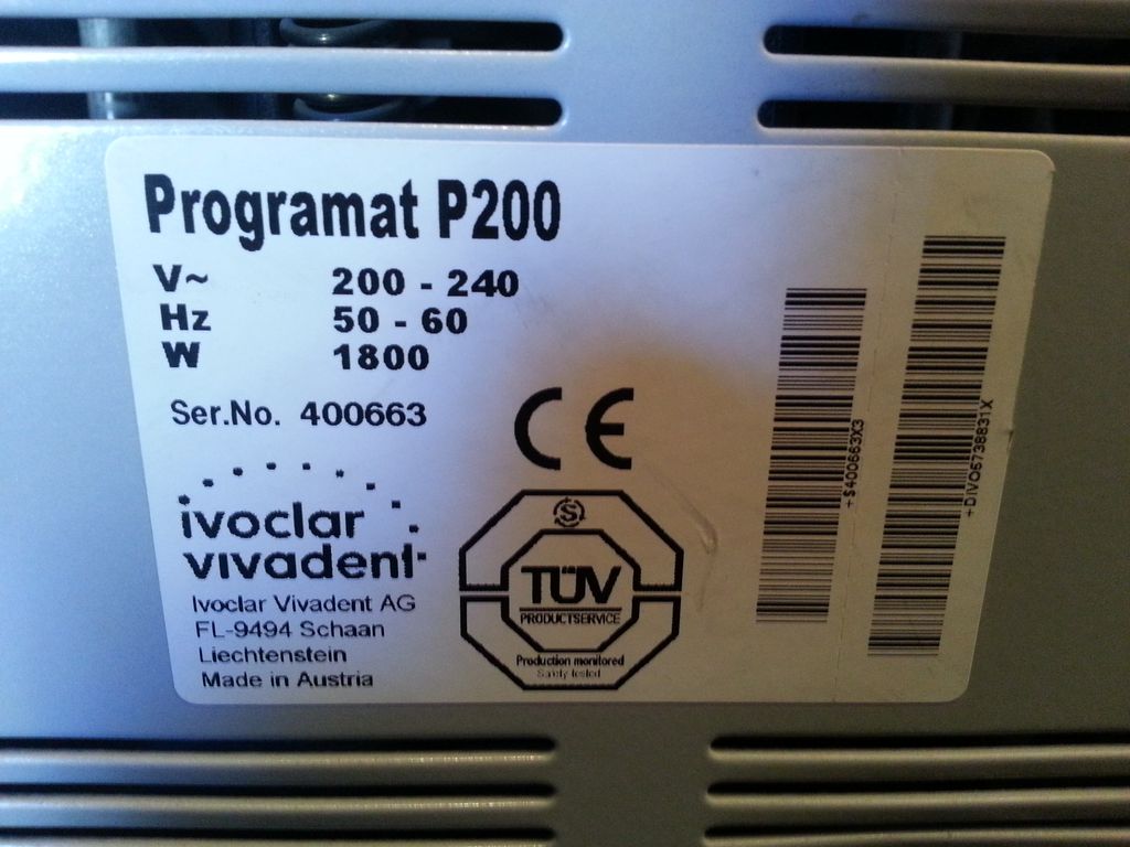 Ivoclar programat p200 manual